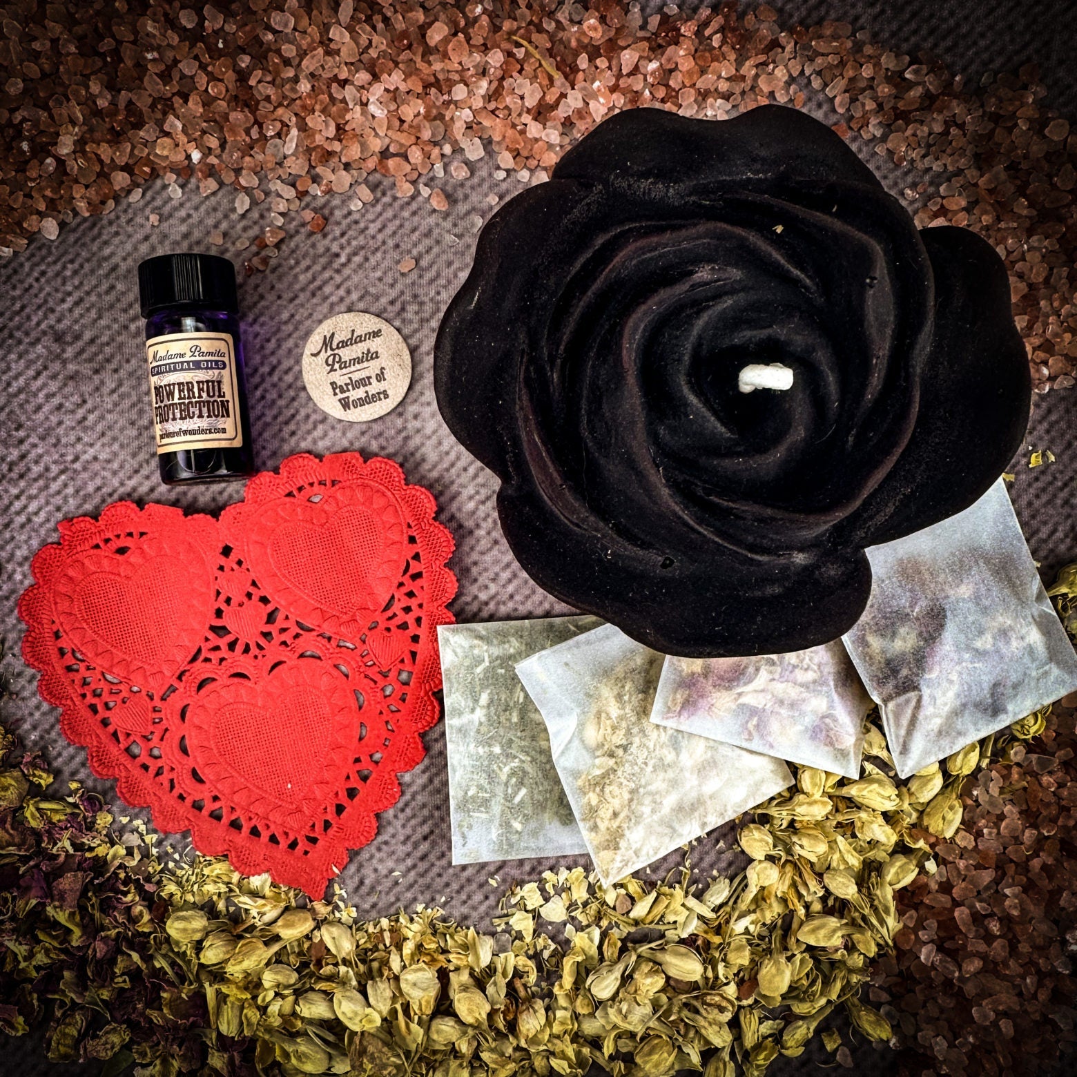 Rose Romance Candle Spell Kit - Love & Romance by Parlour of Wonders