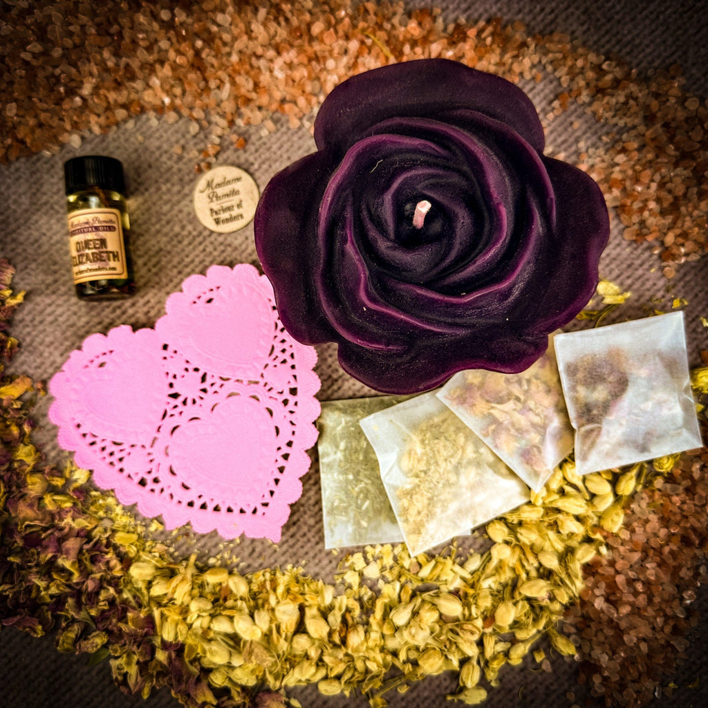 Rose Romance Candle Spell Kit - Love & Romance by Parlour of Wonders
