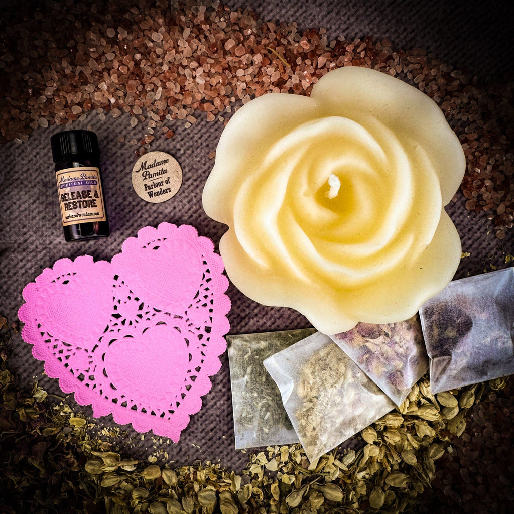 Rose Romance Candle Spell Kit - Love & Romance by Parlour of Wonders