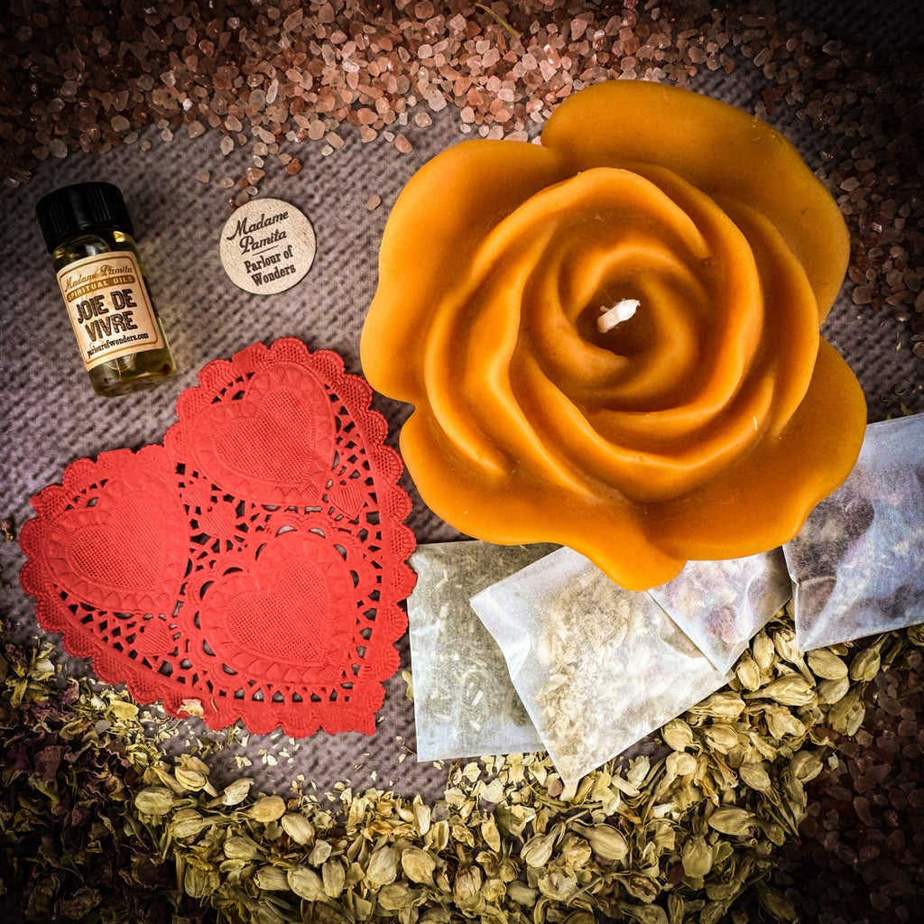 Rose Romance Candle Spell Kit - Love & Romance by Parlour of Wonders
