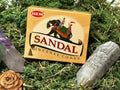 Incense Cones - Sandal by Sacred Crystals