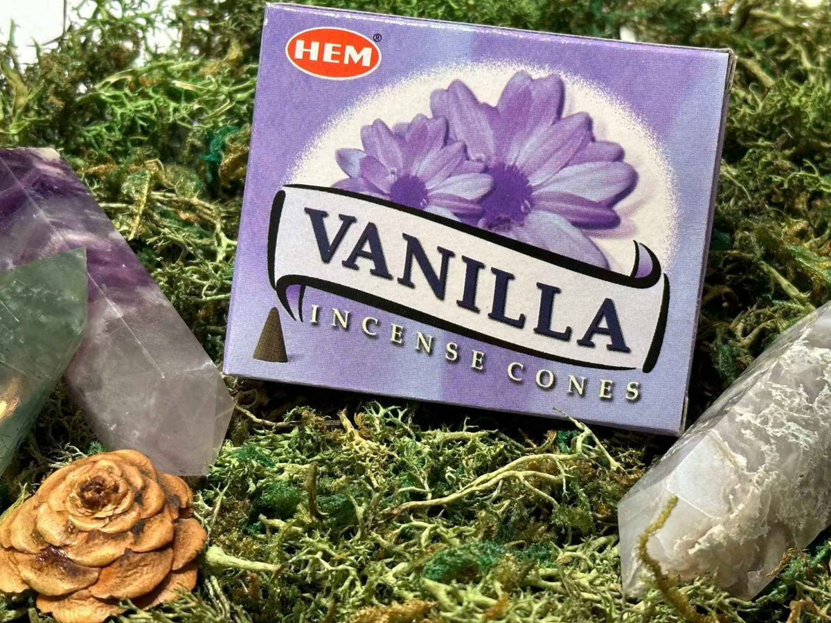 Incense Cones - Vanilla by Sacred Crystals