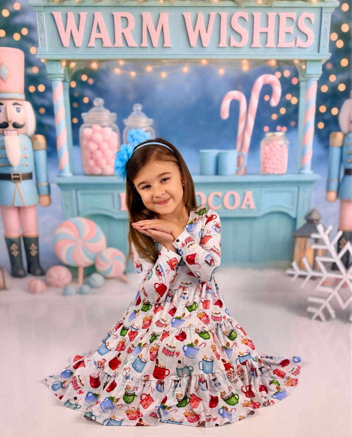 Long Sleeve Twirl Dress & Short Set by Minikin Mischief Clothing Co.