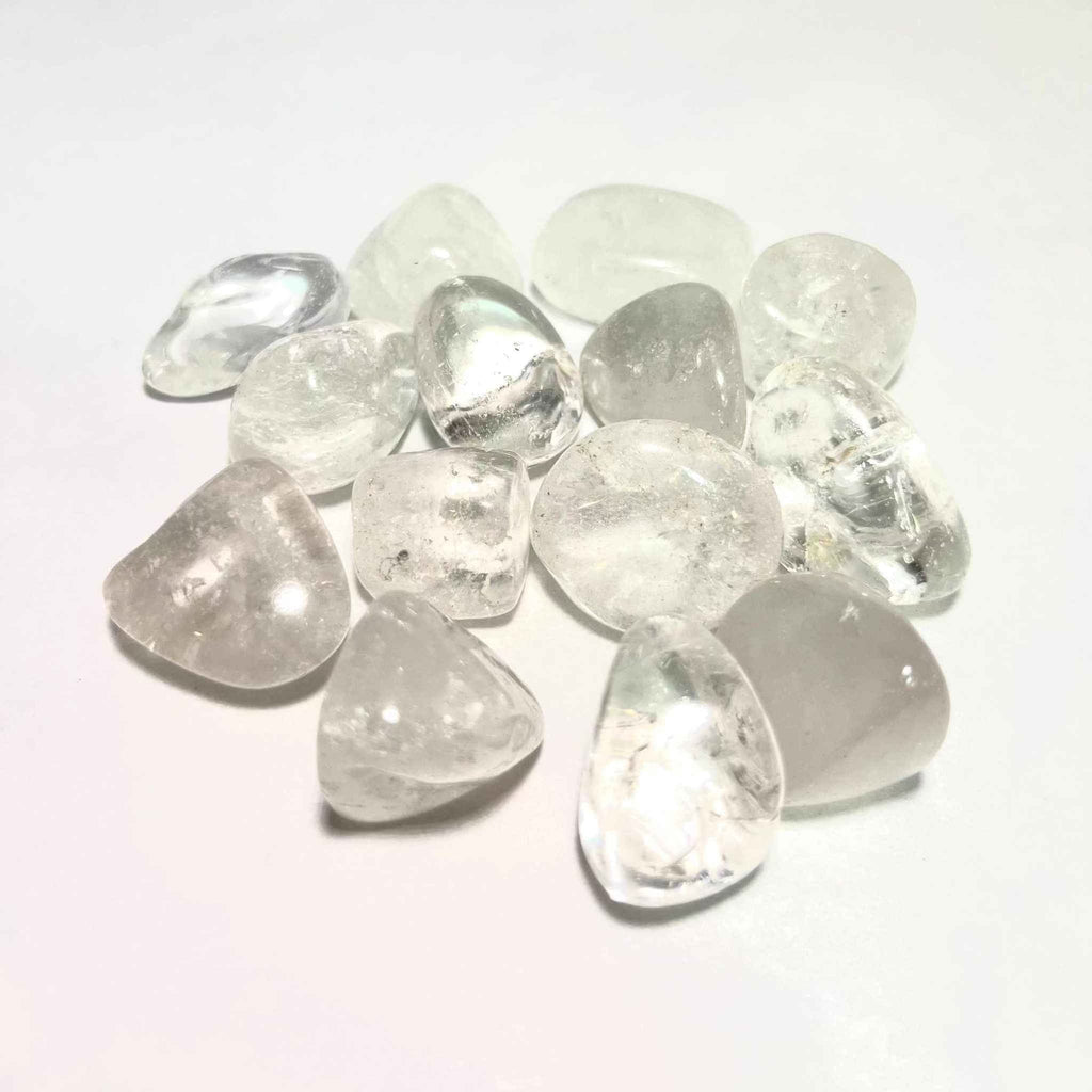 Clear Quartz Tumbled Stone by Sacred Crystals
