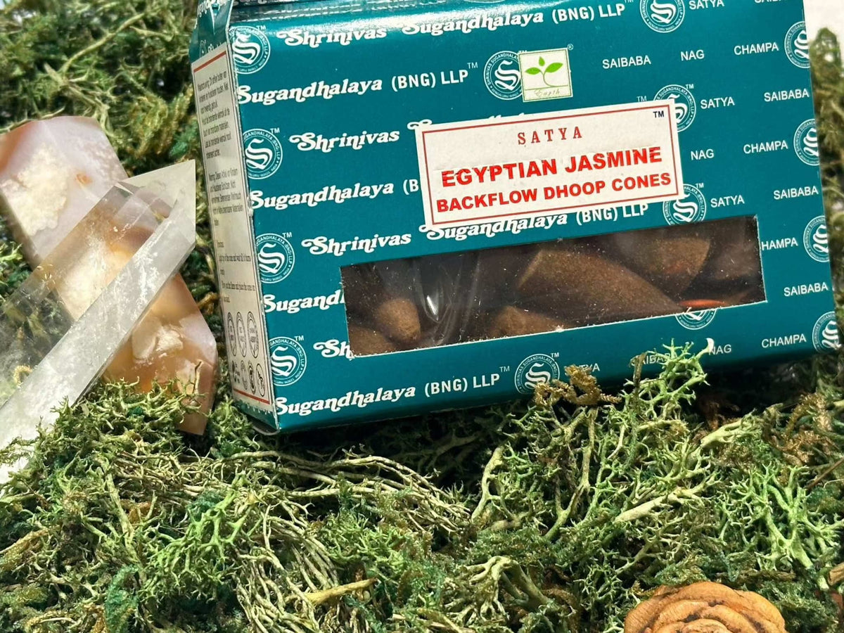 Backflow Incense Cones - Satya by Sacred Crystals