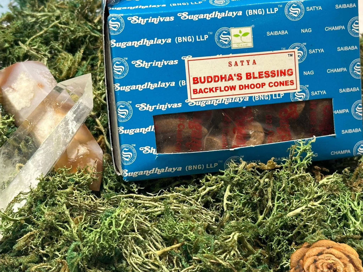 Backflow Incense Cones - Satya by Sacred Crystals