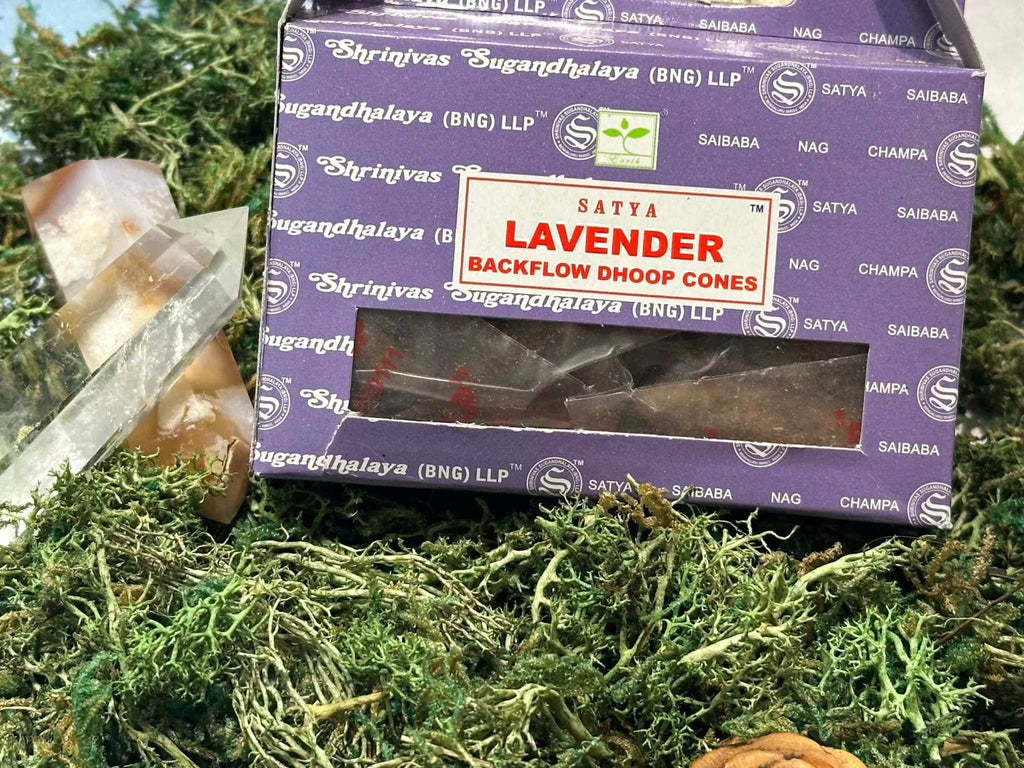 Backflow Incense Cones - Satya by Sacred Crystals