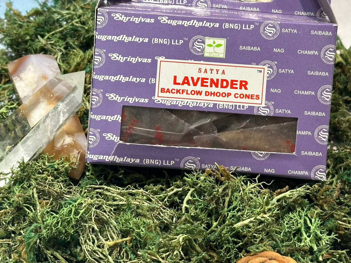 Backflow Incense Cones - Satya by Sacred Crystals