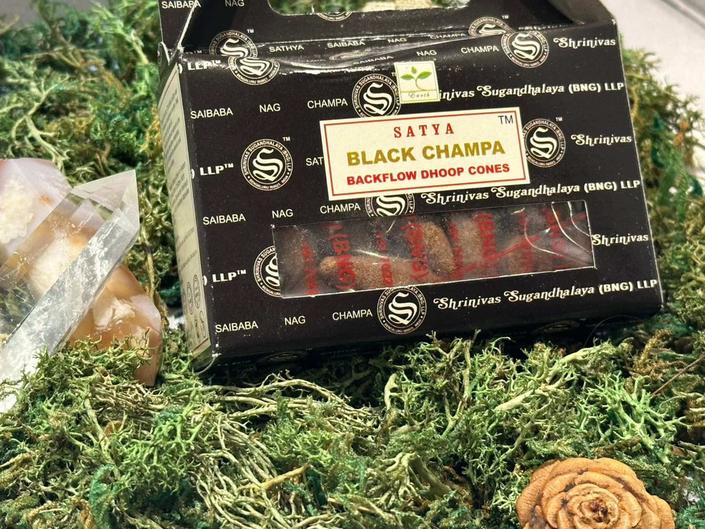 Backflow Incense Cones - Satya by Sacred Crystals