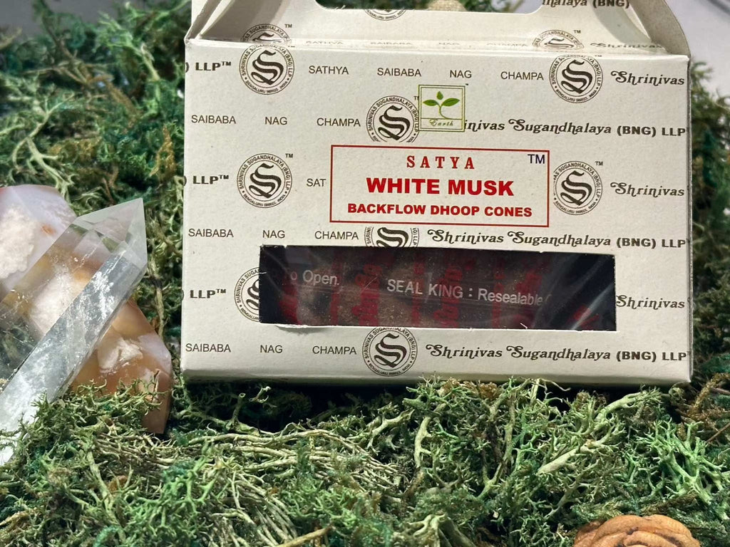 Backflow Incense Cones - Satya by Sacred Crystals