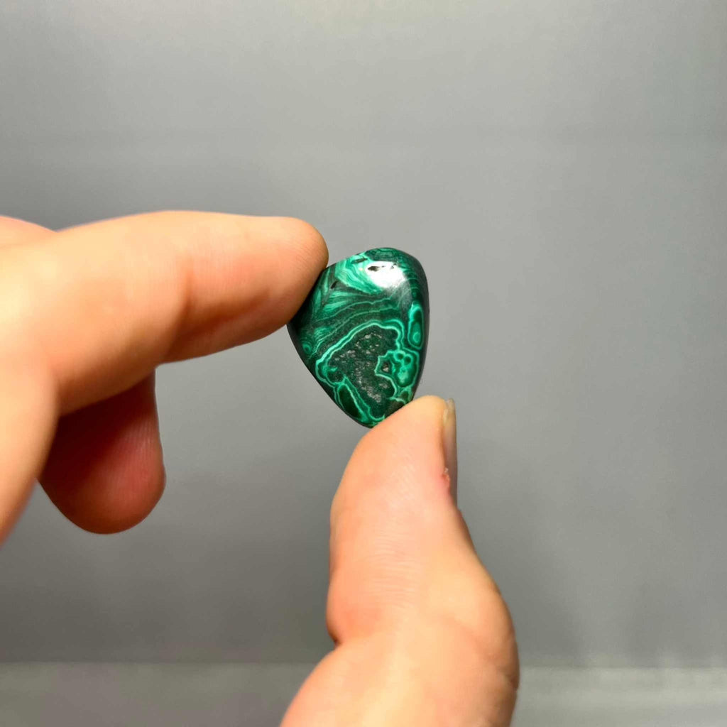 Malachite Tumbled Stone by Sacred Crystals