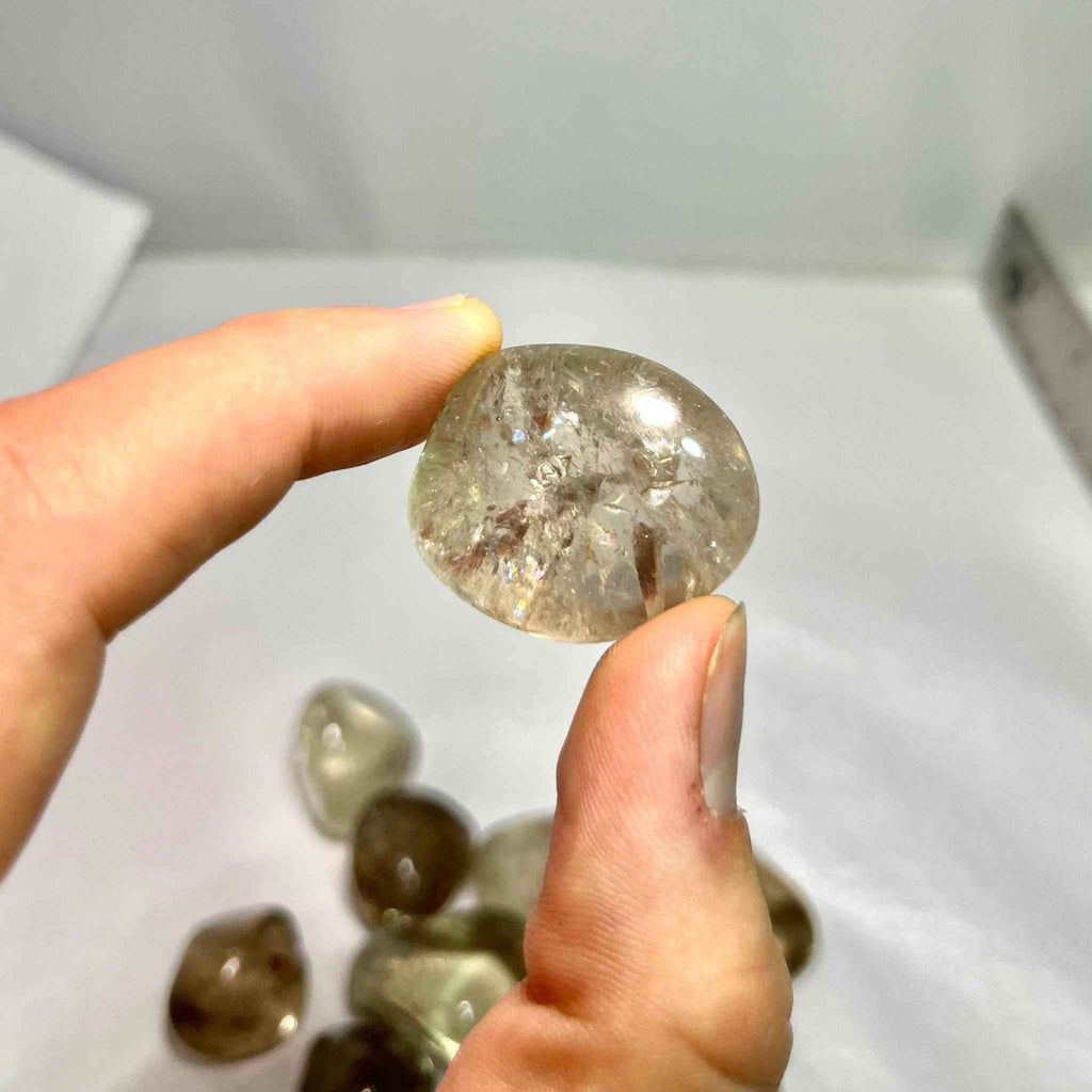 Smokey Quartz Tumbled Pocket Stone by Sacred Crystals