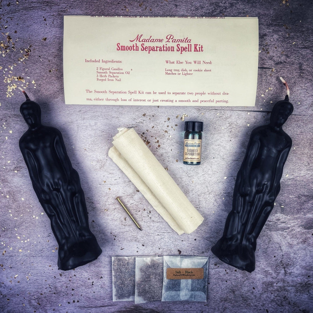 Smooth Separation Candle Spell Kit - Male/Male | Peaceful Parting by Parlour of Wonders
