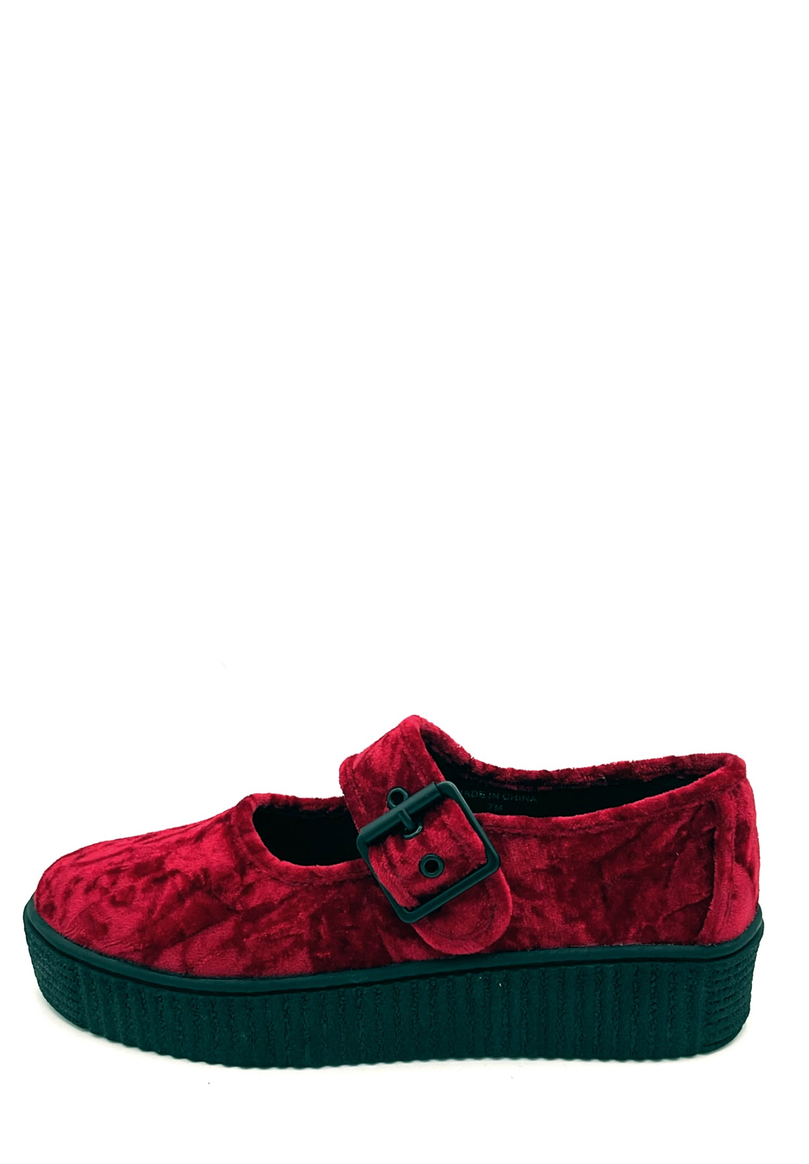 Velvet Crush Maryjane Sneaker - Oxblood by Charla Tedrick
