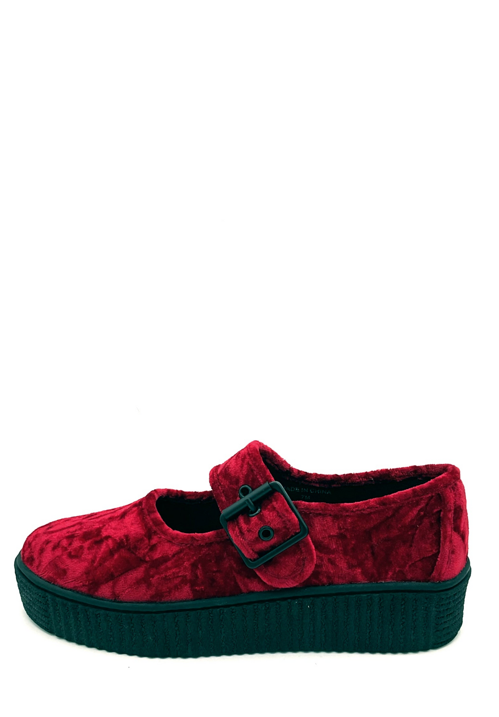 Velvet Crush Maryjane Sneaker - Oxblood by Charla Tedrick