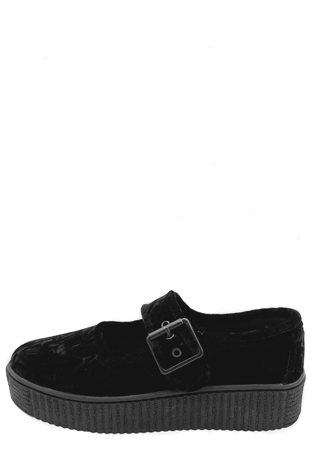 Velvet Crush Maryjane Sneaker - Black by Charla Tedrick