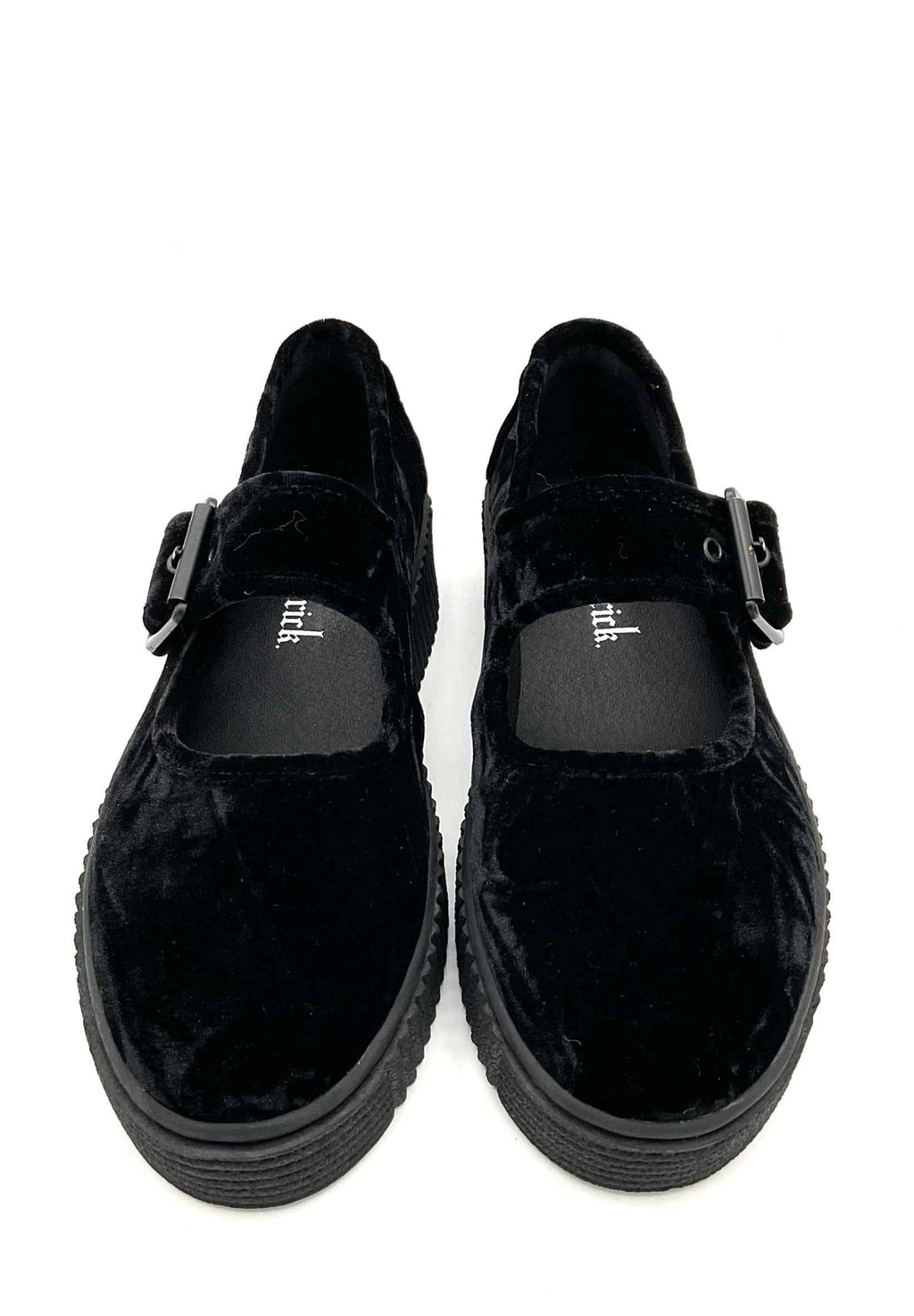 Velvet Crush Maryjane Sneaker - Black by Charla Tedrick