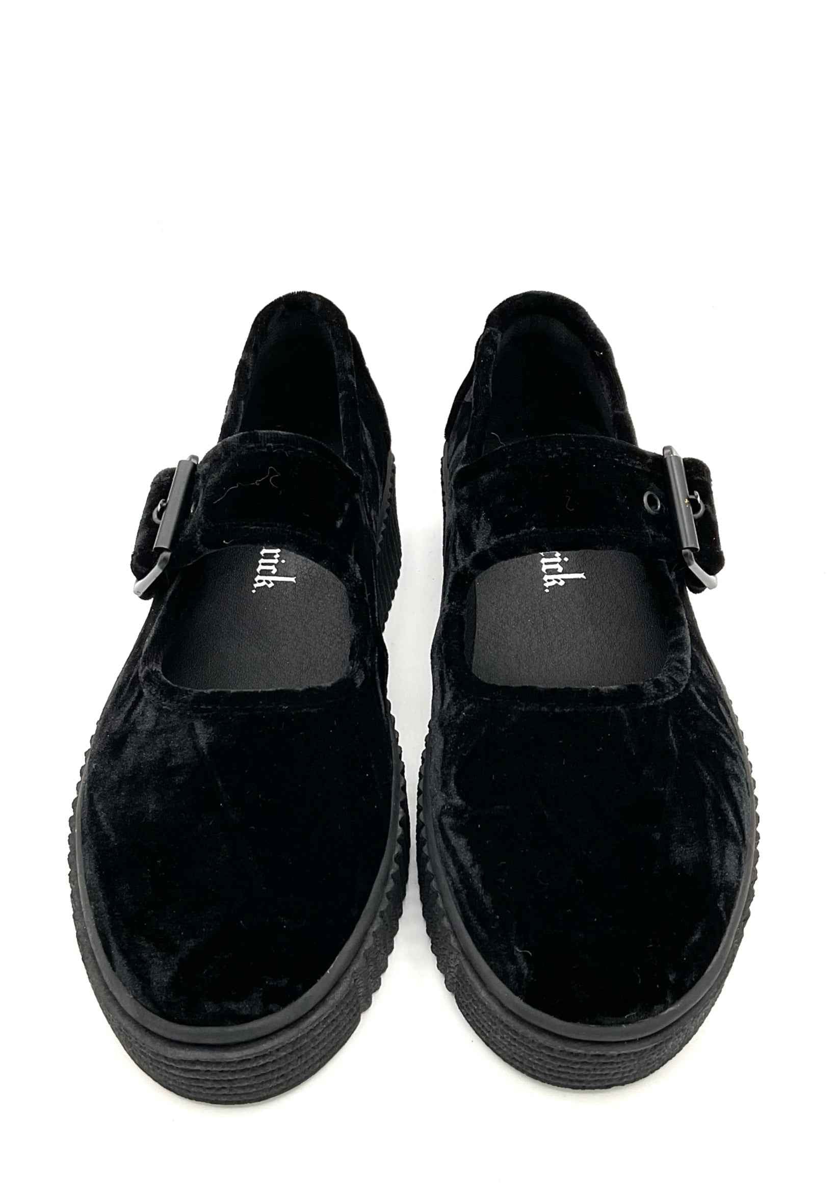 Velvet Crush Maryjane Sneaker - Black by Charla Tedrick