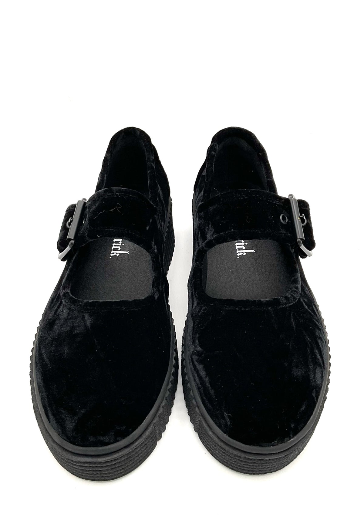 Velvet Crush Maryjane Sneaker - Black by Charla Tedrick