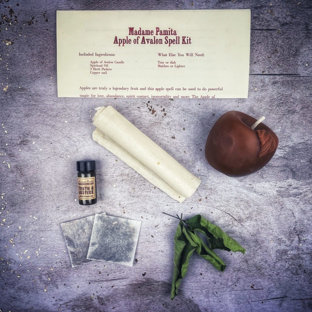 Apple of Avalon Candle Spell Kit - Love, Abundance & Ancient Magic by Parlour of Wonders