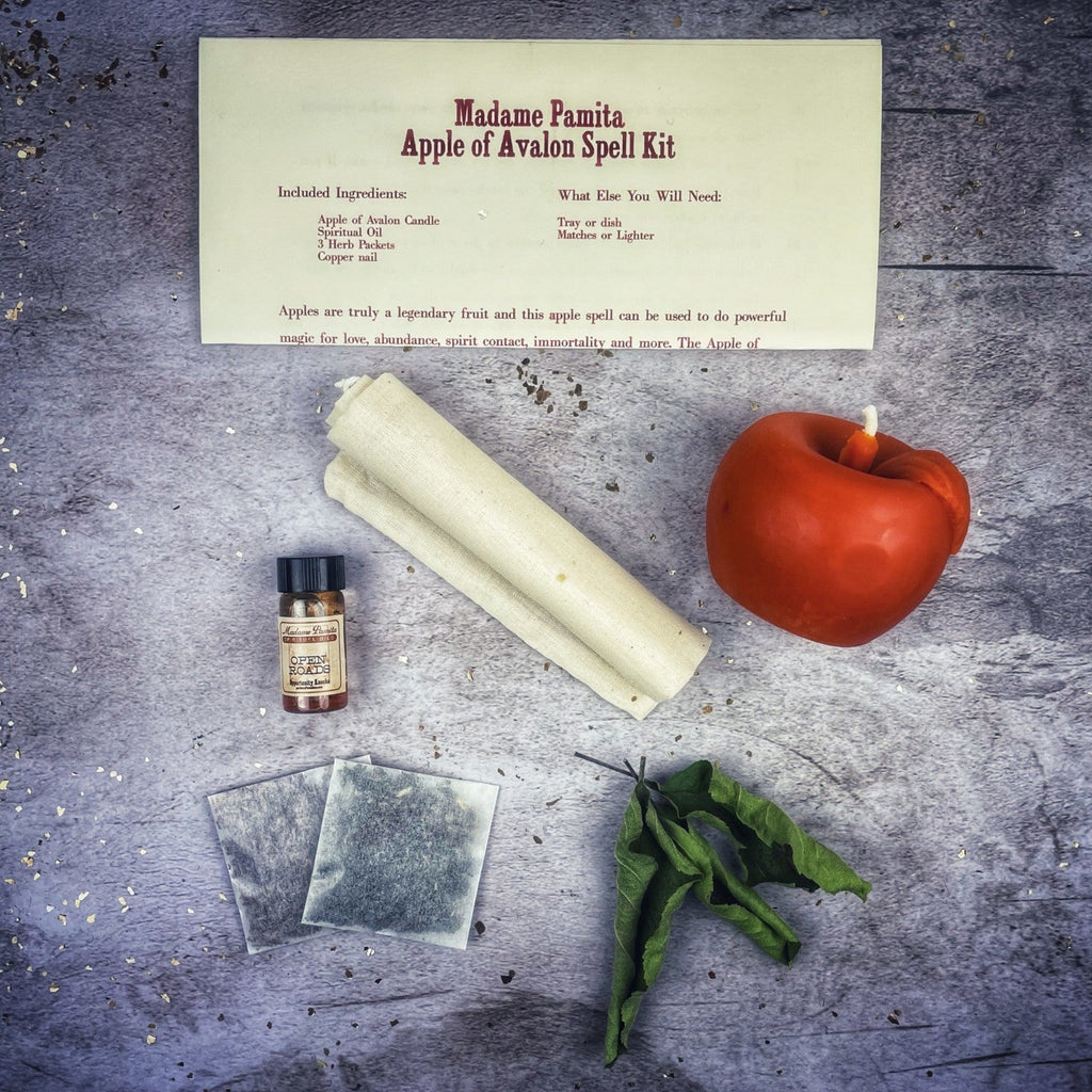 Apple of Avalon Candle Spell Kit - Love, Abundance & Ancient Magic by Parlour of Wonders