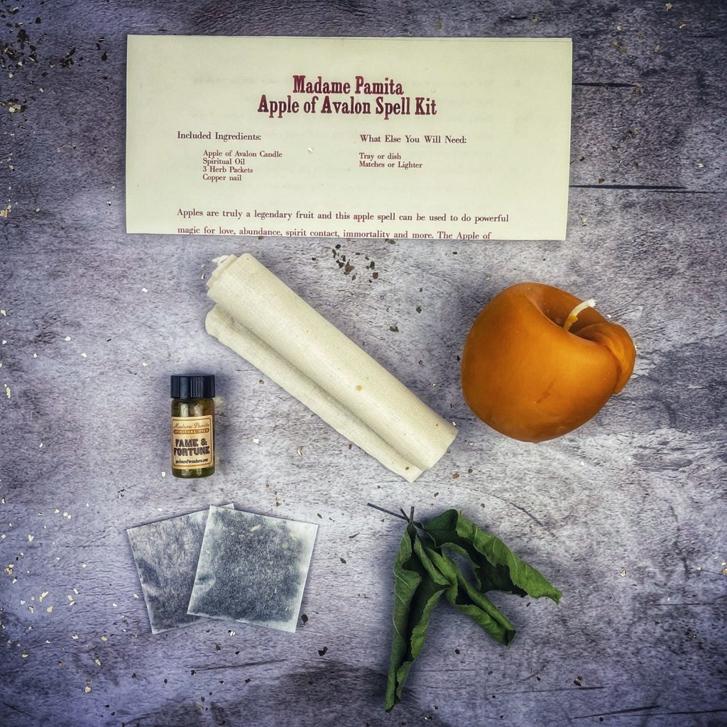 Apple of Avalon Candle Spell Kit - Love, Abundance & Ancient Magic by Parlour of Wonders