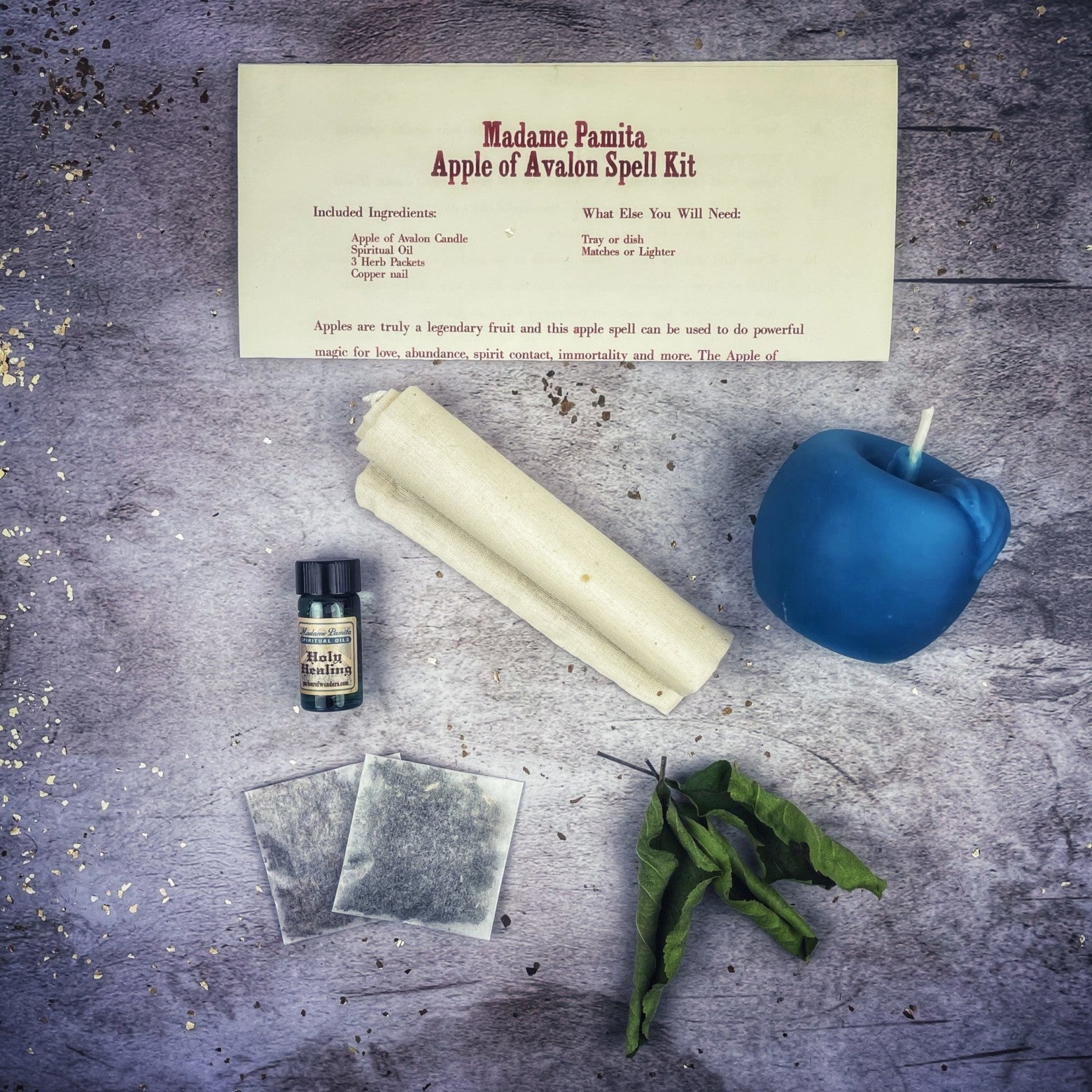 Apple of Avalon Candle Spell Kit - Love, Abundance & Ancient Magic by Parlour of Wonders
