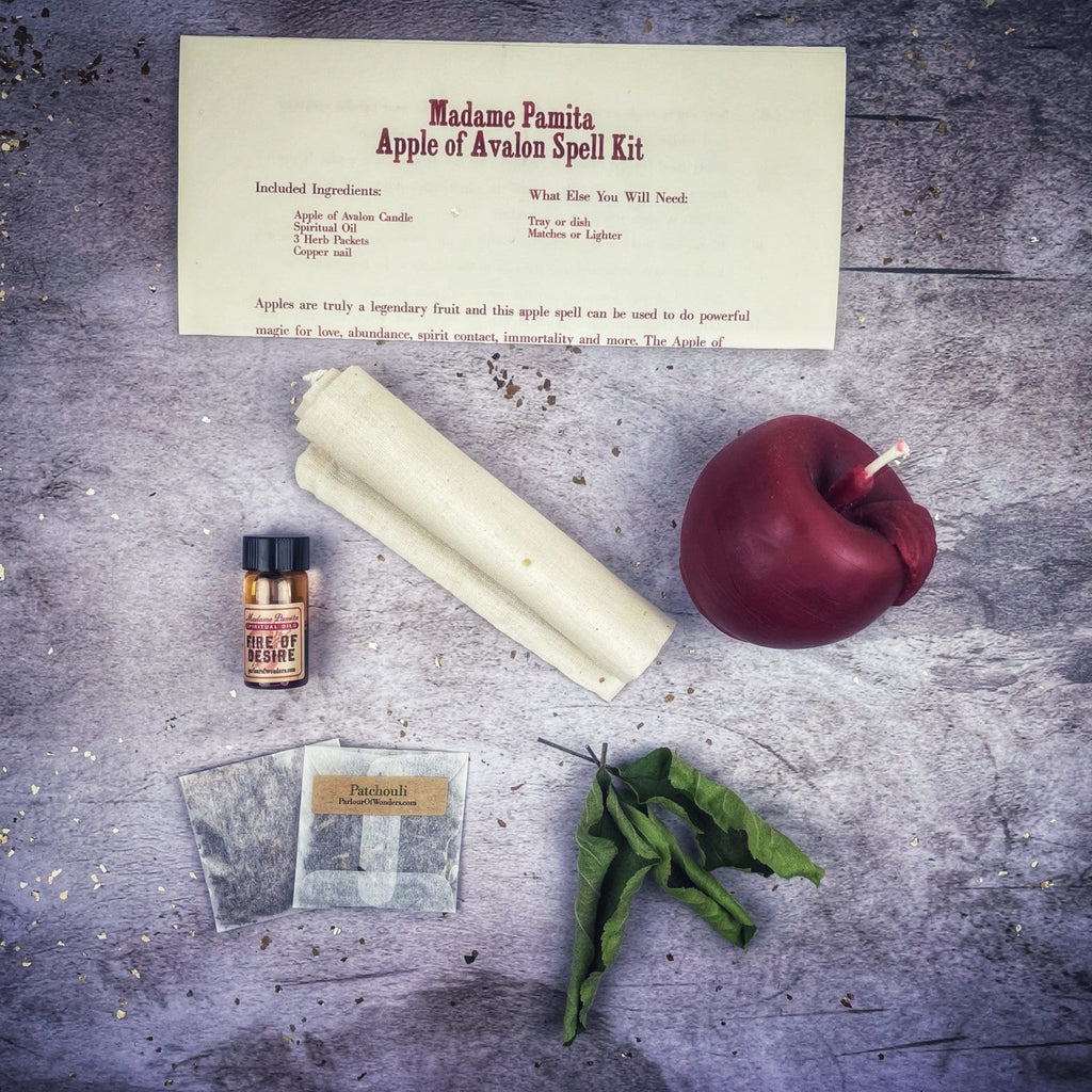 Apple of Avalon Candle Spell Kit - Love, Abundance & Ancient Magic by Parlour of Wonders