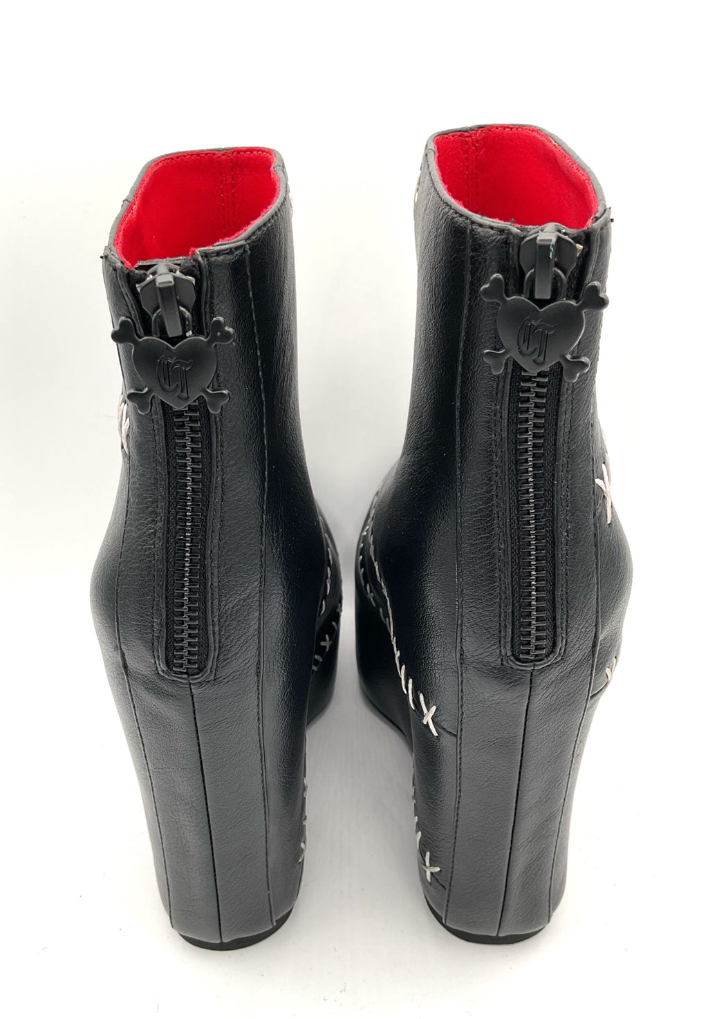 Stitches Contrast Wedge Boot by Charla Tedrick