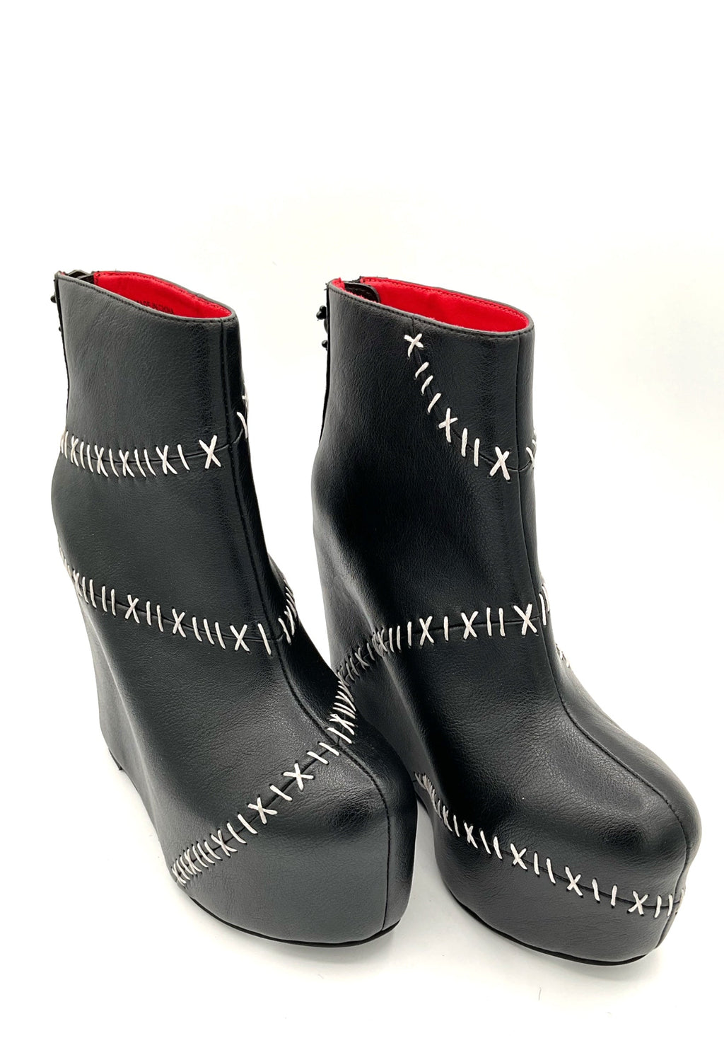 Stitches Contrast Wedge Boot by Charla Tedrick