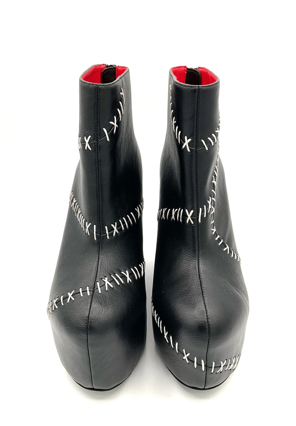 Stitches Contrast Wedge Boot by Charla Tedrick
