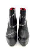 Stitches Contrast Wedge Boot by Charla Tedrick