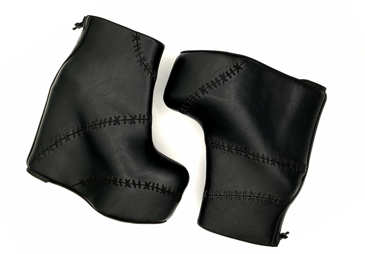 Stitches Tonal Wedge Boot by Charla Tedrick