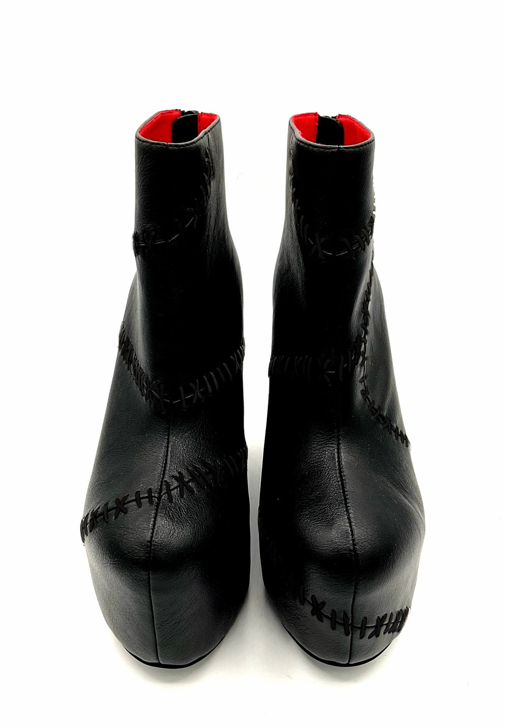 Stitches Tonal Wedge Boot by Charla Tedrick