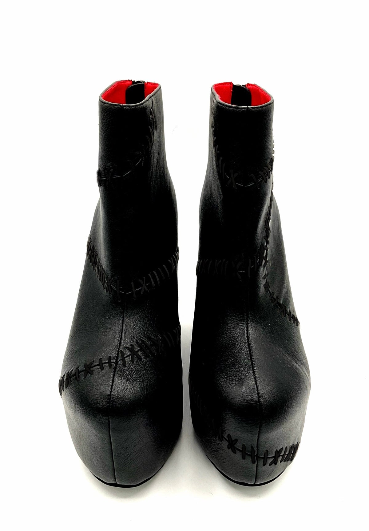 Stitches Tonal Wedge Boot by Charla Tedrick