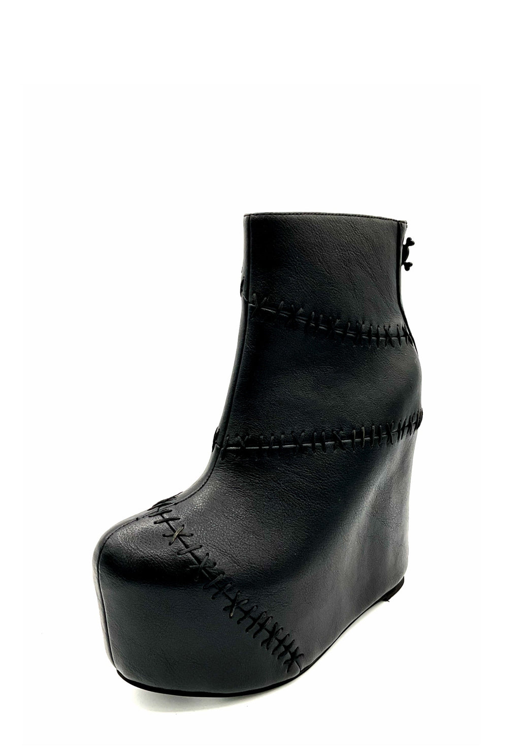 Stitches Tonal Wedge Boot by Charla Tedrick