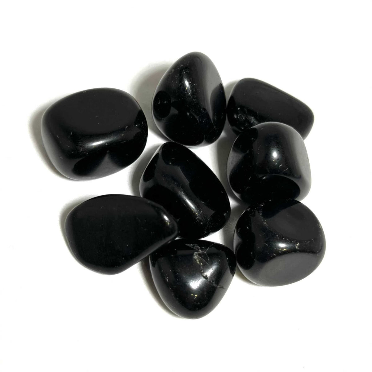 Black Obsidian Tumbled Pocket Stone by Sacred Crystals