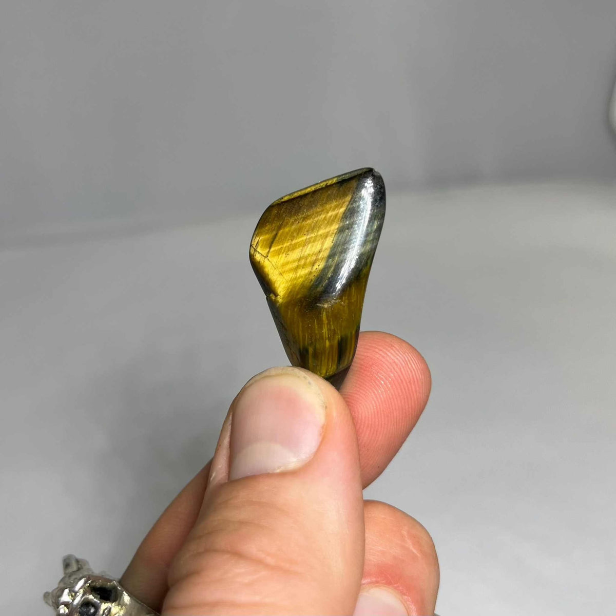 Tiger Eye Tumbled Pocket Stone by Sacred Crystals
