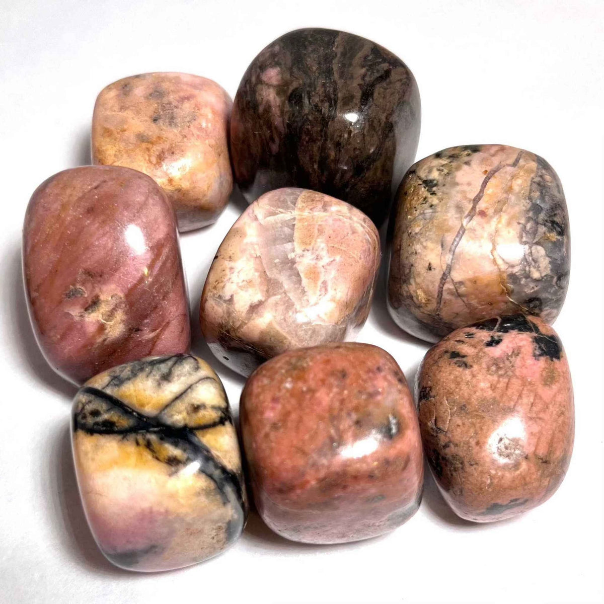 Rhodonite Tumbled Pocket Stone by Sacred Crystals