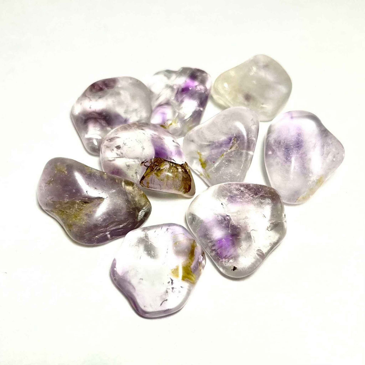 Phantom Amethyst Tumbled Stone by Sacred Crystals