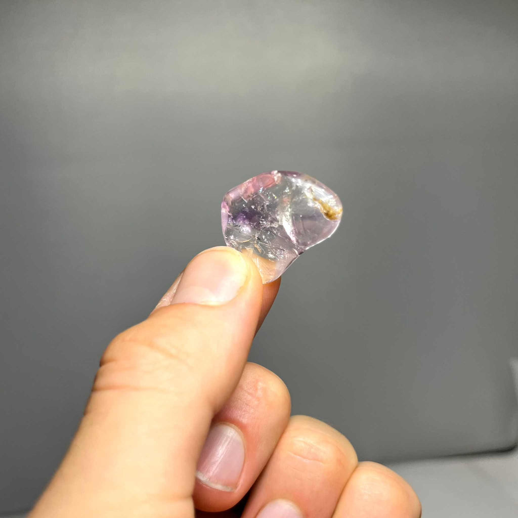 Phantom Amethyst Tumbled Stone by Sacred Crystals