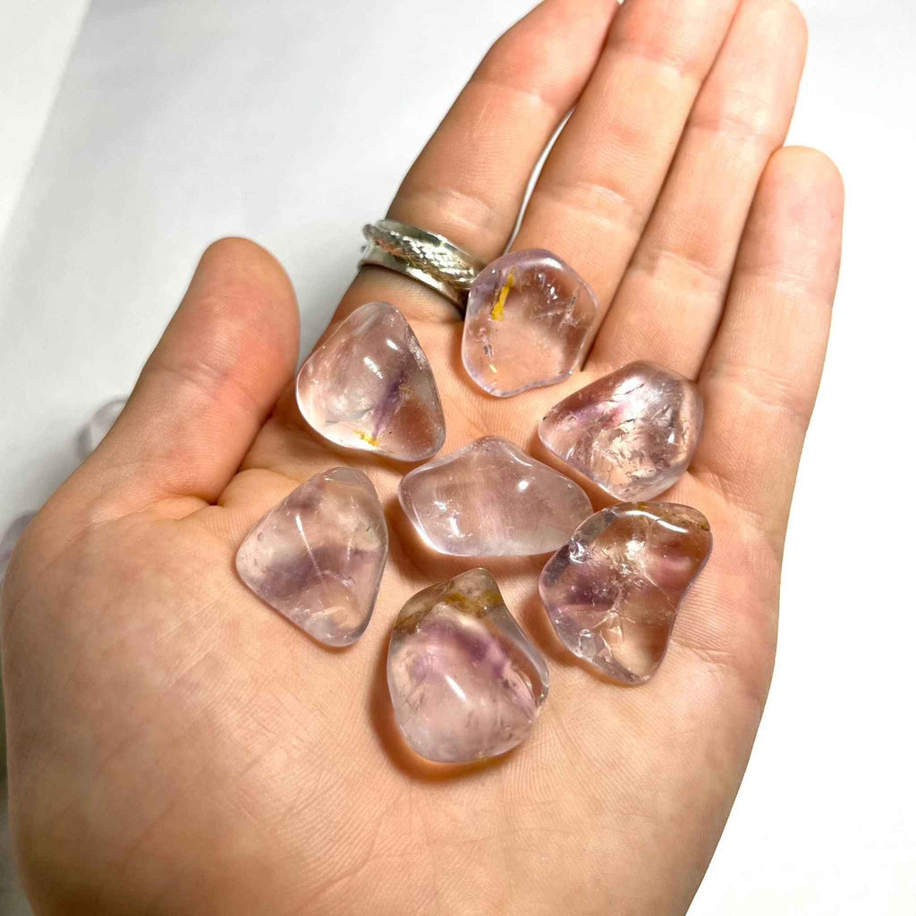 Phantom Amethyst Tumbled Stone by Sacred Crystals