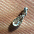 Sterling Silver Herkimer Diamond Drop Pendant by Sacred Crystals