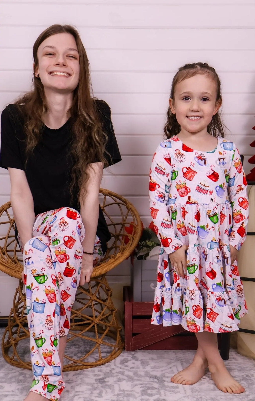 Long Sleeve Twirl Dress & Short Set by Minikin Mischief Clothing Co.