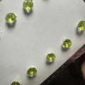 Peridot Oval Post Earrings – Sterling Silver by Sacred Crystals