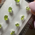 Peridot Round Post Earrings – Sterling Silver by Sacred Crystals