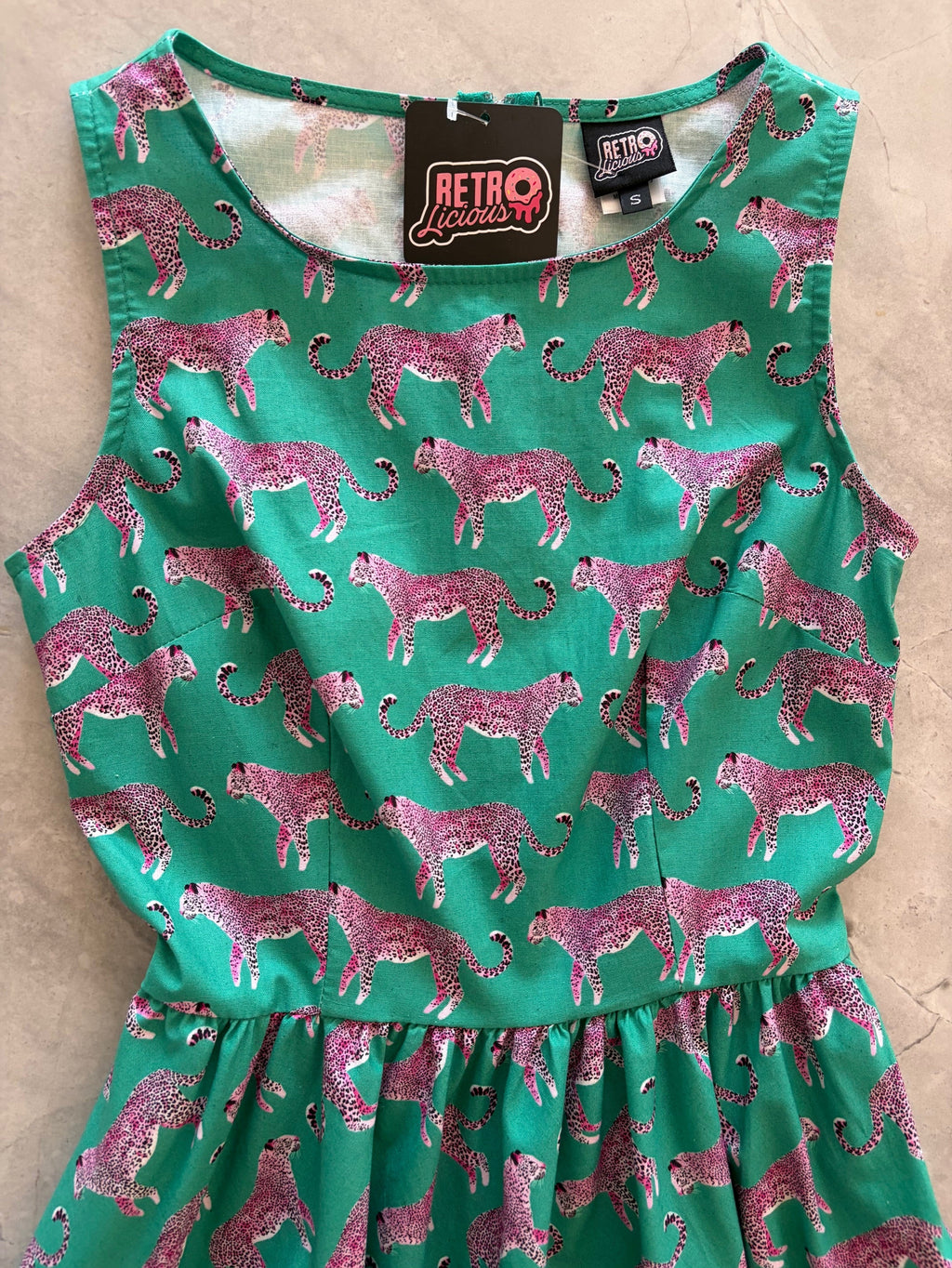 Leopard Vintage Dress by Retrolicious