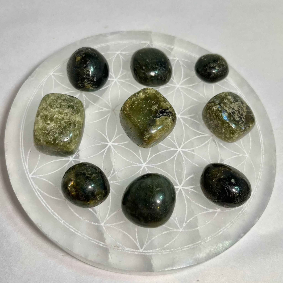 Labradorite Tumbled Pocket Stone by Sacred Crystals