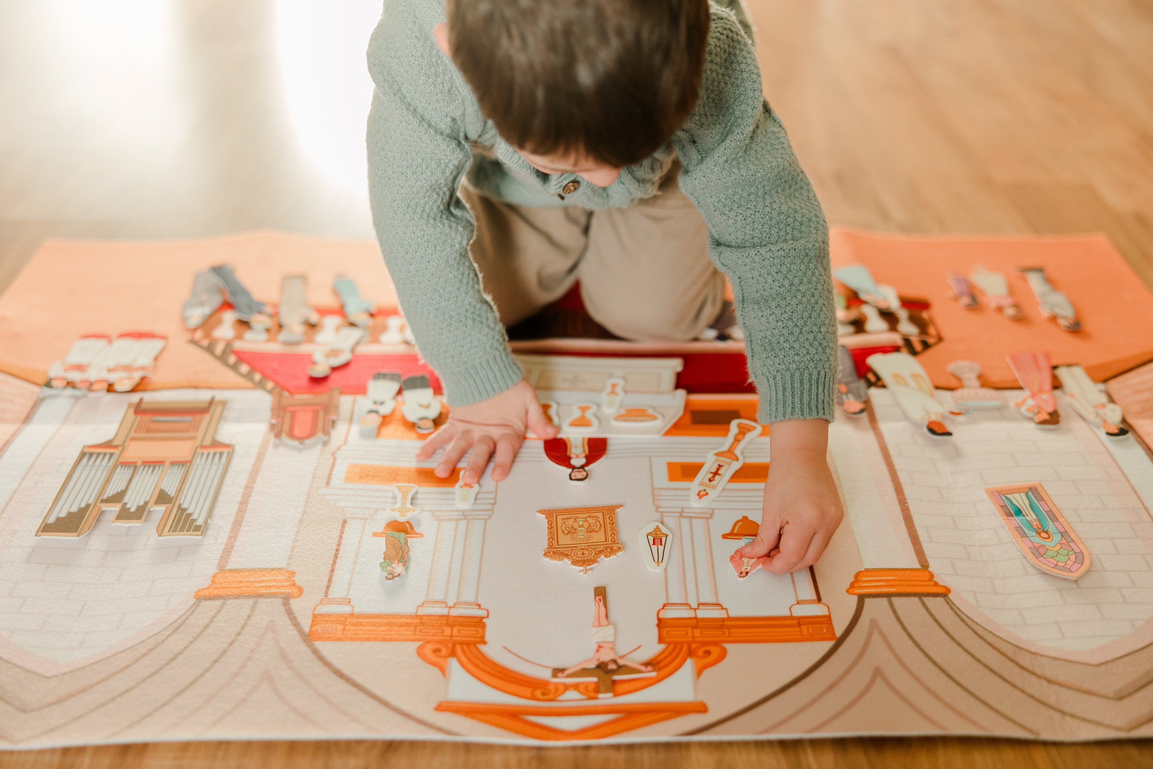 Pray & Play Church Story Board by Saintly Heart