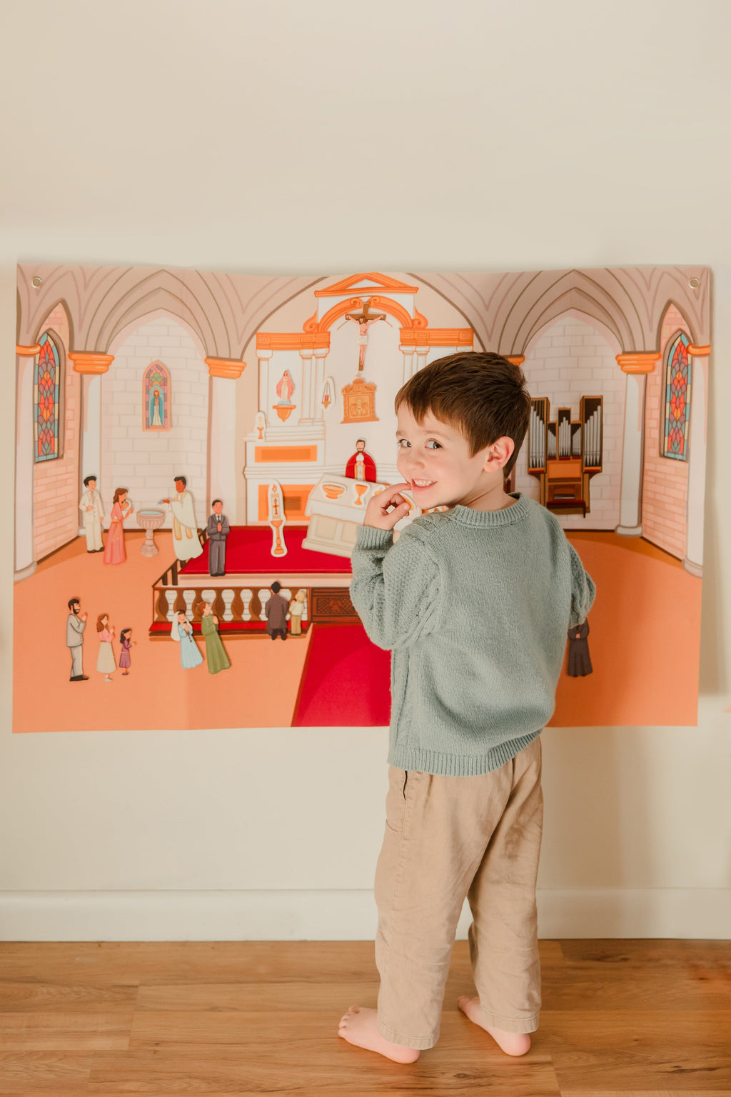 Pray & Play Church Story Board by Saintly Heart